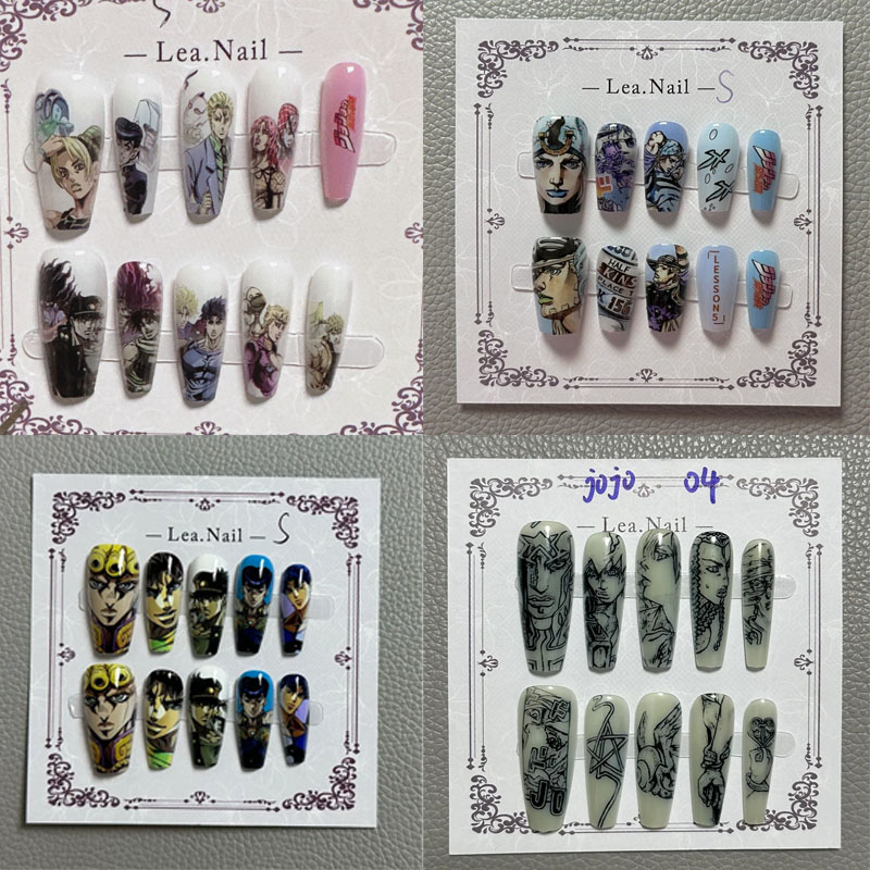 Nail Tech Accessories - JOJO Nail Art Student Anime Cartoon