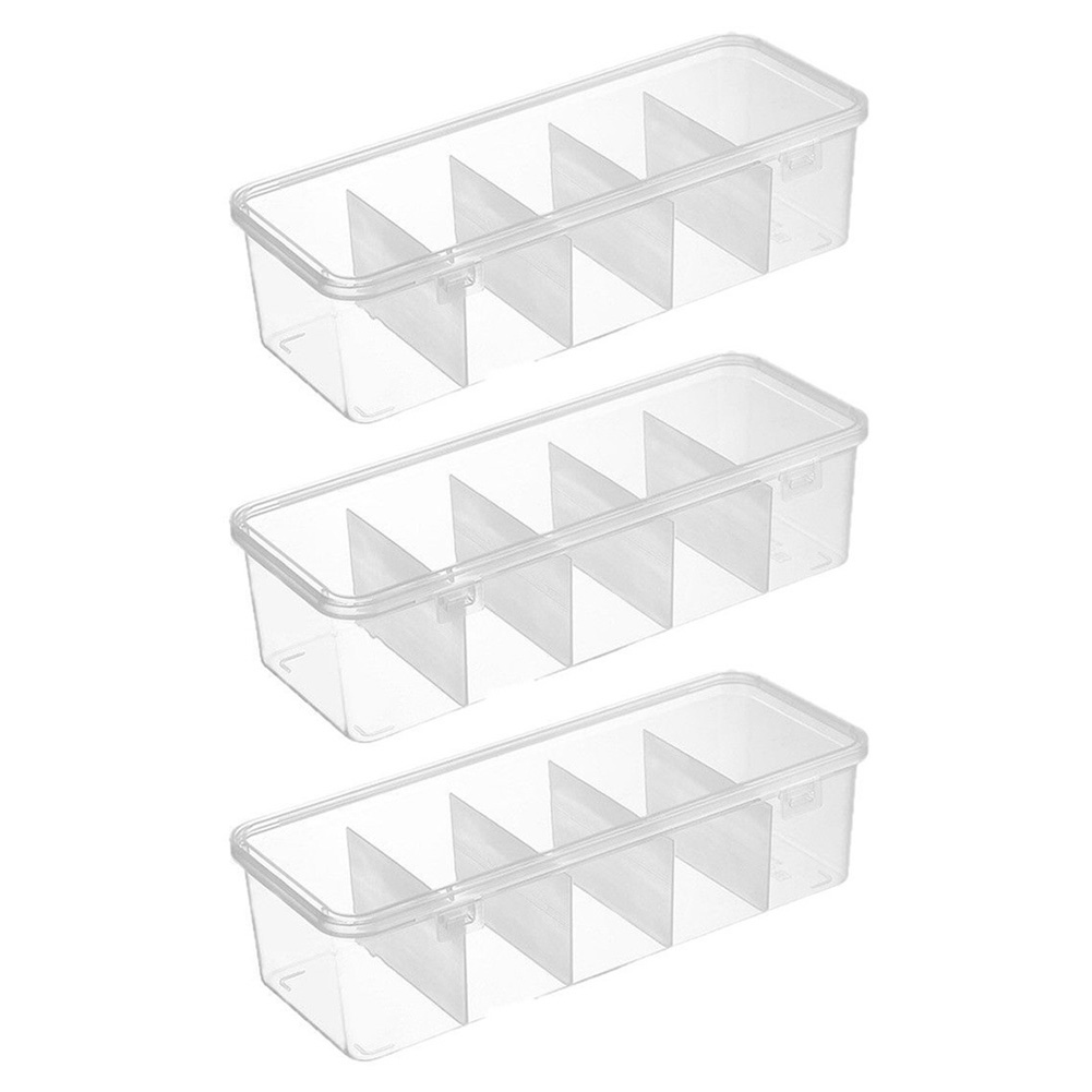 Accessories Tech Pack - 3 Pack Transparent Cable Organizer Boxes