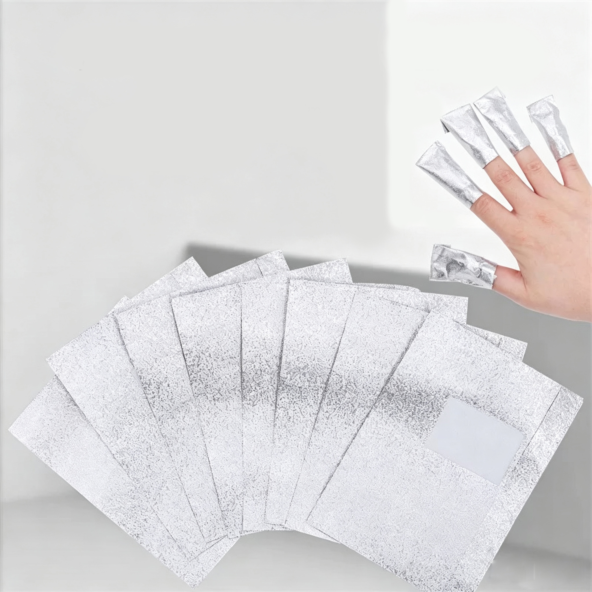 Nail Tech Accessories - NEW 100Pcs Bag Aluminum Foil Nail