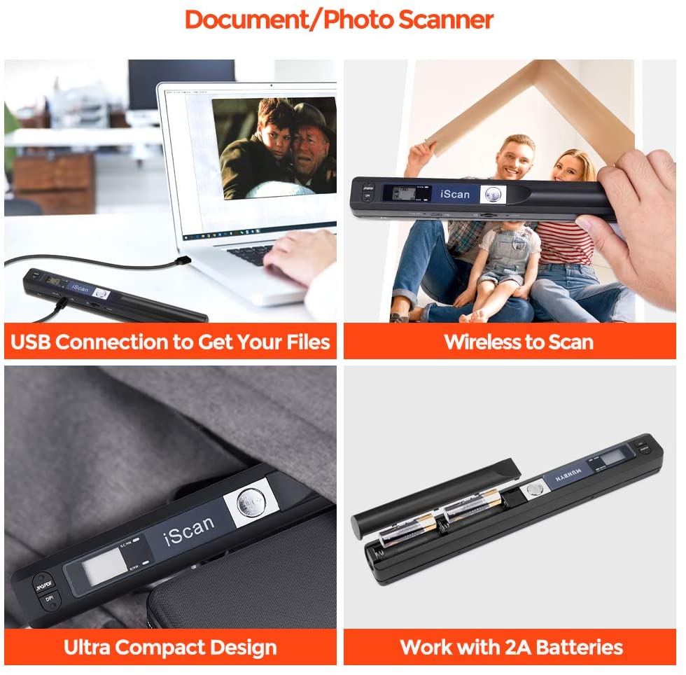 Portable iScan Handheld Scanne - огляд і ціна Document Scanner Portable