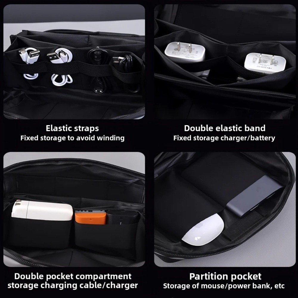 Portable Data Cable Storage Ba - огляд і ціна Tech Accessories Travel Organizer Pouch