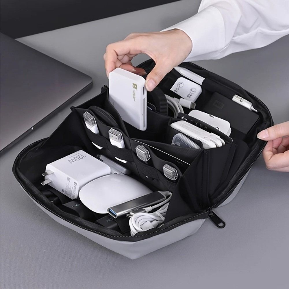 Portable Data Cable Storage Ba - огляд і ціна Tech Accessories Travel Organizer Pouch