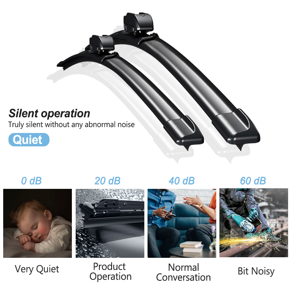 2pcs Durable Silent Windscreen - огляд і ціна Tech Accessories Renault