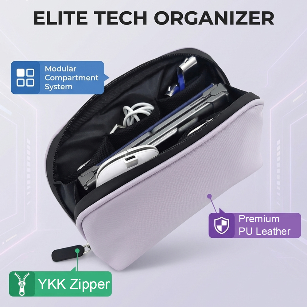 Tech Organizer Bag Portable El - огляд і ціна Tech Accessories Travel Organizer Pouch