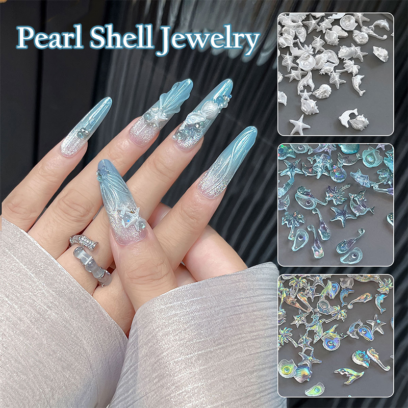 50Pcs Mix Ocean Series Pearl S - огляд і ціна Nail Tech Accessories