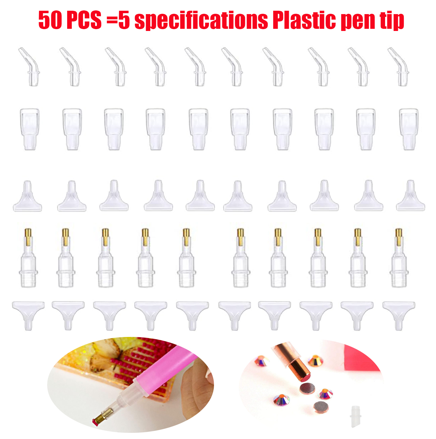 50 Pcs Diamond Painting Art Dr - огляд і ціна Nail Tech Accessories