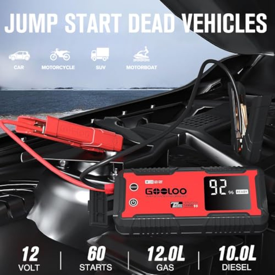 GOOLOO GT4000 Car Jump Starter - огляд і ціна Accessories Tech Pack