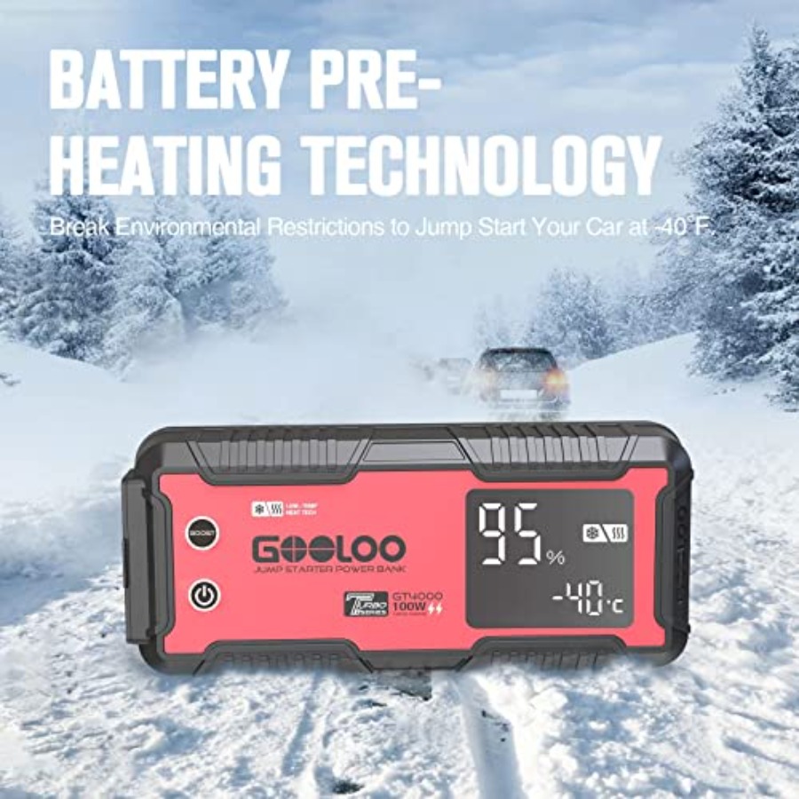 GOOLOO GT4000 Car Jump Starter - огляд і ціна Accessories Tech Pack