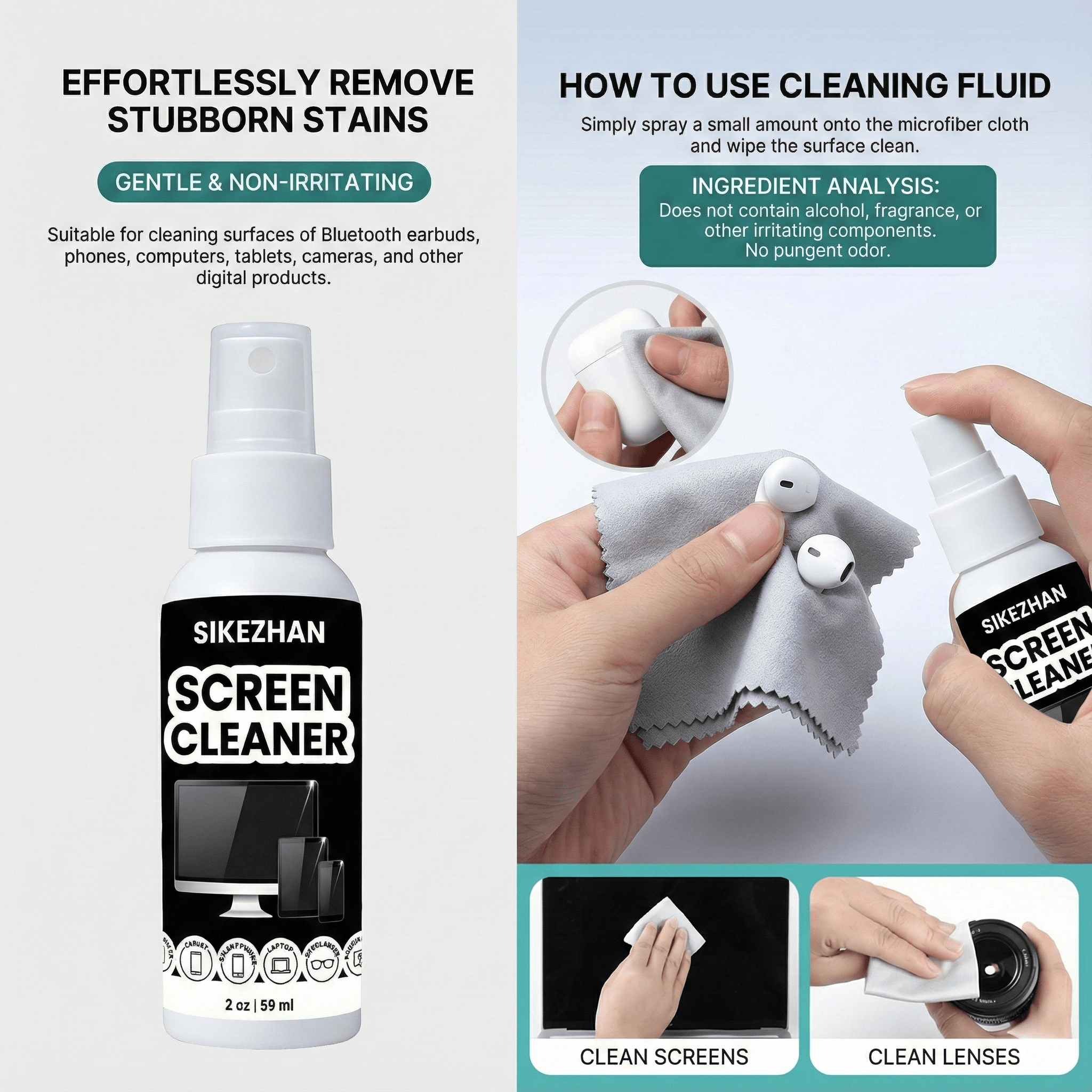 All-in-1 Electronics Cleaning  - огляд і ціна Screen Cleaner Spray