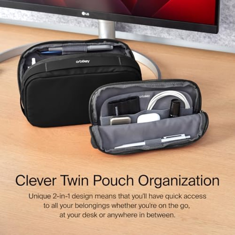 2-in-1 Tech Accessory Pouch wi - огляд і ціна Tech Accessories Travel Organizer Pouch