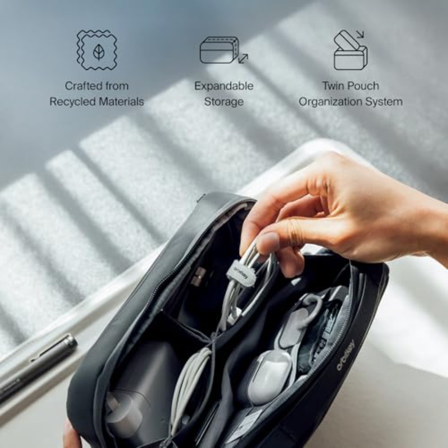2-in-1 Tech Accessory Pouch wi - огляд і ціна Tech Accessories Travel Organizer Pouch