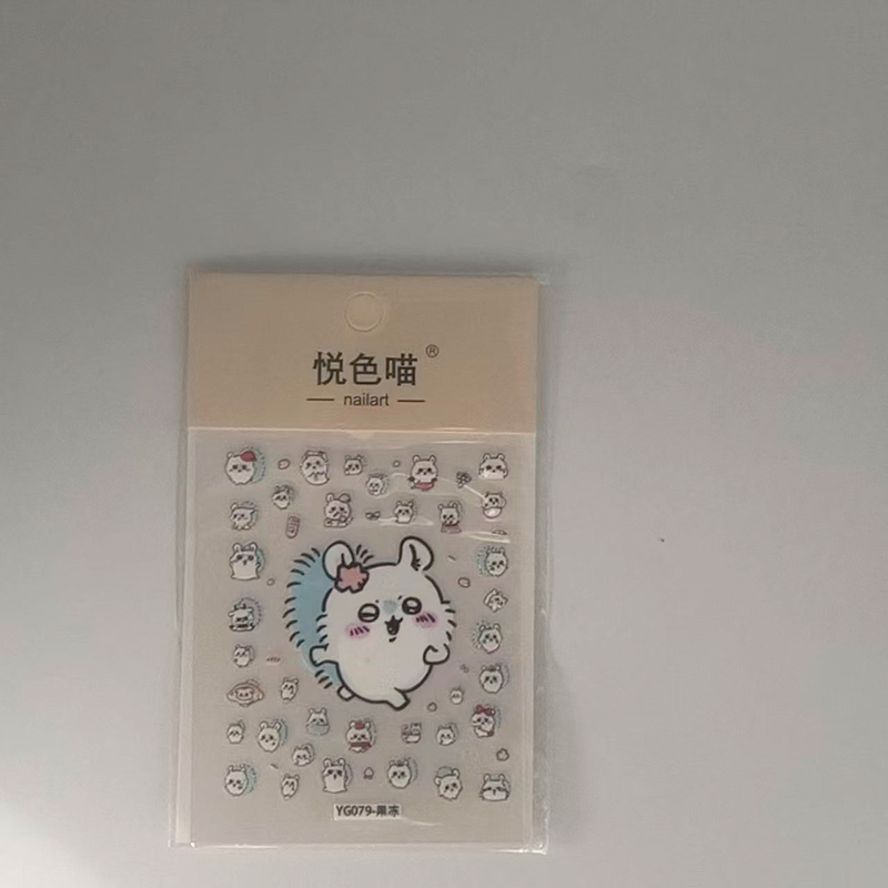 Chikawas 3D Jelly Nail Sticker - огляд і ціна Nail Tech Accessories