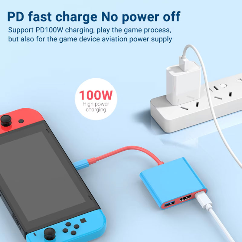 New 3 IN 1 Portable for Ninten - огляд і ціна Usb C To Hdmi