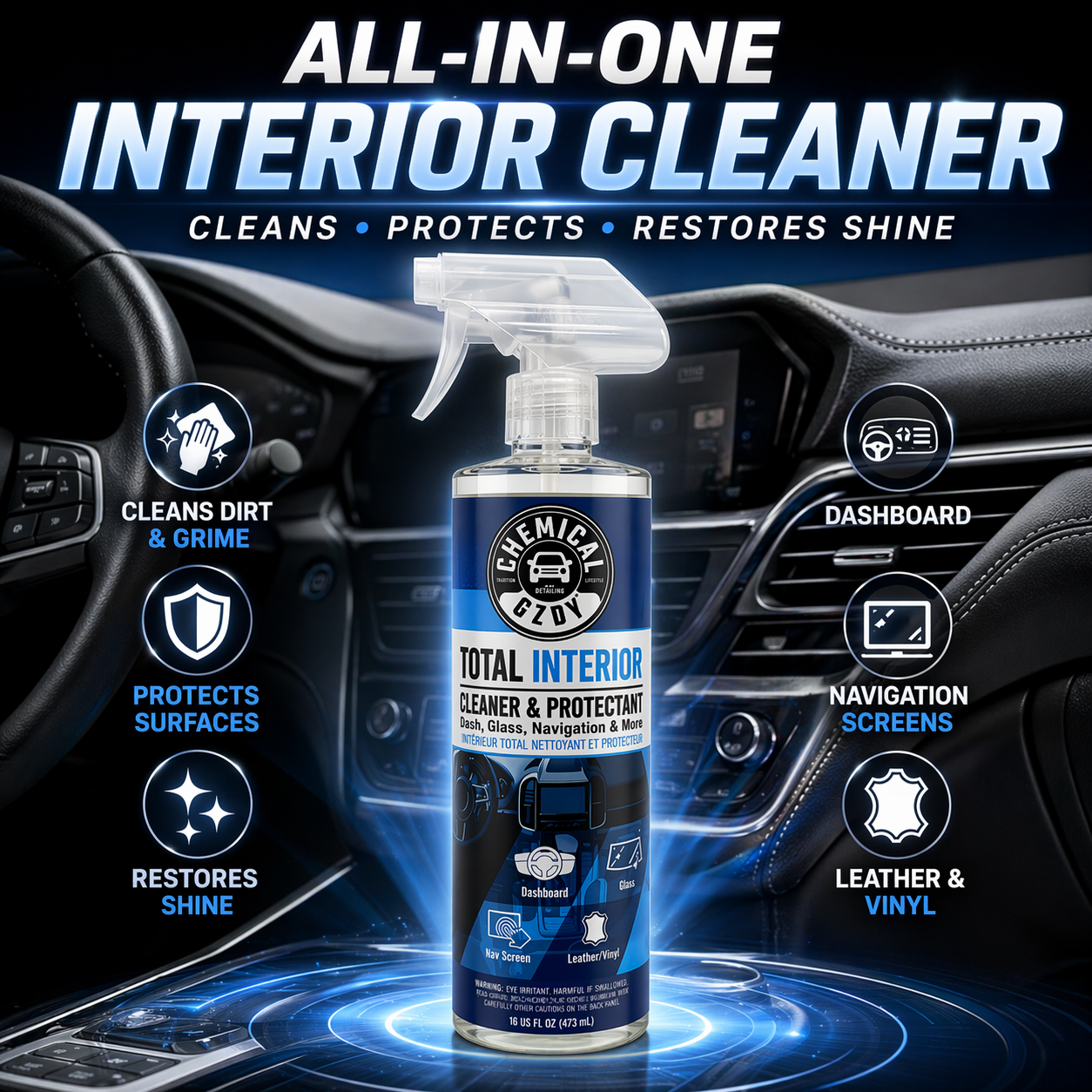 Total Interior Cleaner 473ml – - огляд і ціна Screen Cleaner Spray