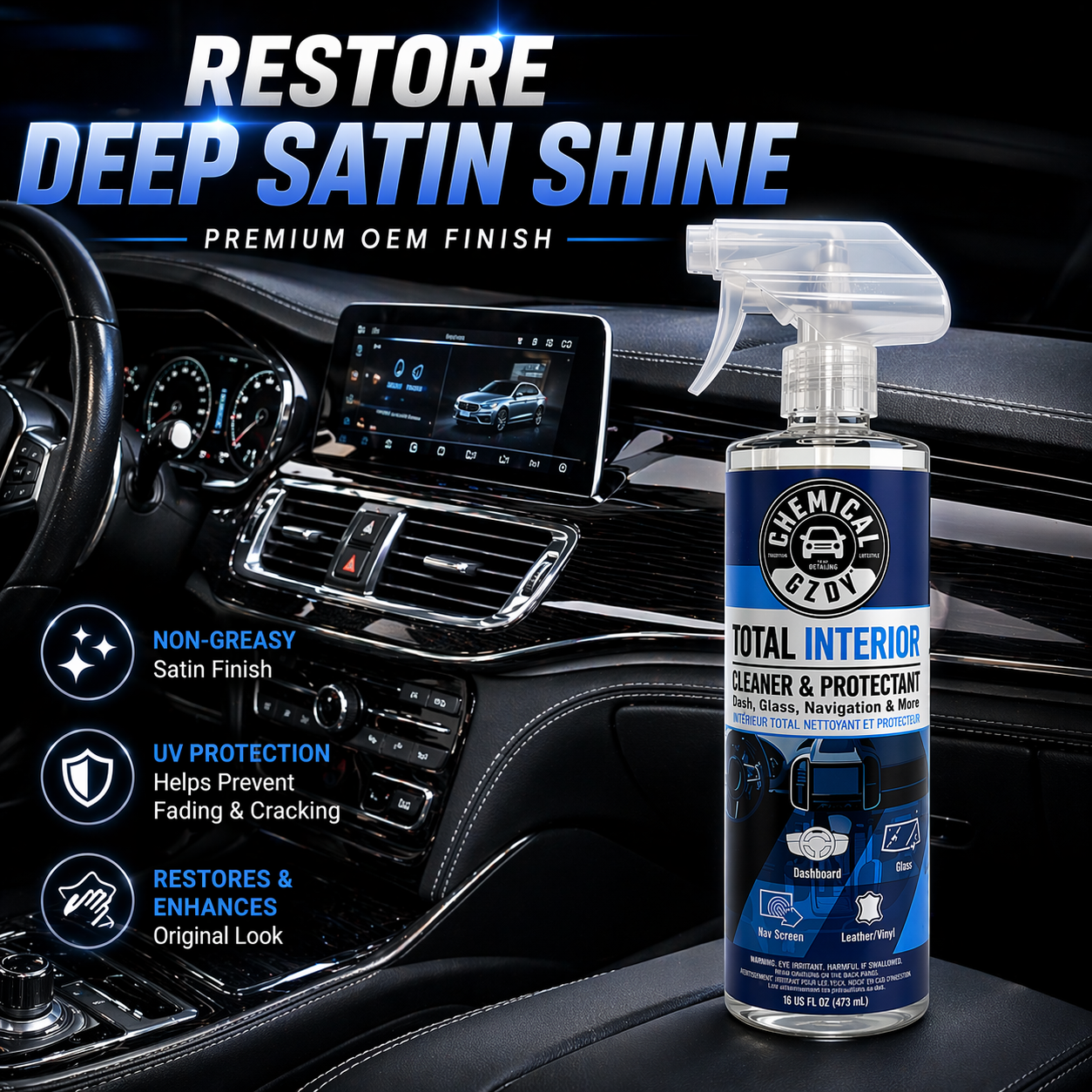 Total Interior Cleaner 473ml – - огляд і ціна Screen Cleaner Spray